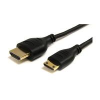 StarTech HDMIACMM3S 1m Slim High Speed HDMI & Ethernet Cable to Mi...