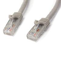 startech n6patc3mgr 3m grey snagless cat6 utp patch cable etl ve