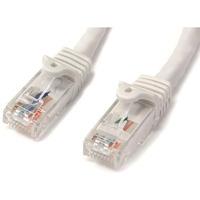 startech n6patc5mwh 5m white snagless cat6 utp patch cable etl v