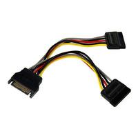 StarTech PYO2SATA 150mm Male to 2 x Female SATA Power Cable Y Adaptor