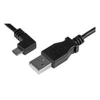 StarTech.com USBAUB1MLA 1m Micro USB Cable - A To Left Angle Micro B