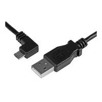 StarTech.com USBAUB2MLA 2m Micro USB Cable - A To Left Angle Micro B