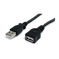 StarTech.com USBEXTAA3BK 3 ft Black USB 2.0 Extension Cable A To A...