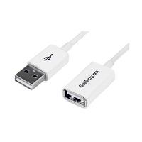 StarTech.com USBEXTPAA3MW 3m White USB 2.0 Extension Cable A To A ...