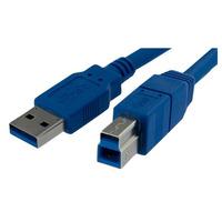 startech usb3sab6 2m superspeed usb a 30 cable to b mm blue