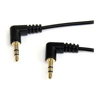 startech mu3mms2ra 1m slim 35mm right angle stereo audio cable mm