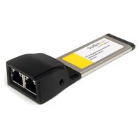 StarTech.com EC2000S 2 Port Gigabit ExpressCard Network Adapter