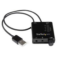 StarTech.com ICUSBAUDIO2D USB Stereo Audio Adapter External Sound Card