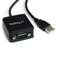 StarTech.com ICUSB2321FIS USB To RS232 DB9 Serial Adapter Cable Wi...