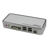 StarTech.com SV211KDVIGB 2 Port USB DVI KVM Switch With Audio and ...