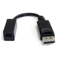 startech dp2mdpmf6in 150mm displayport to mini displayport cable a