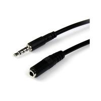 StarTech MUHSMF1M 1m 3.5mm 4 Position TRRS Headset Extension Cable...