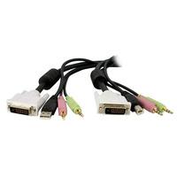 StarTech.com DVID4N1USB6 6 ft 4-in-1 USB, DVI-D, Audio, & Micropho...