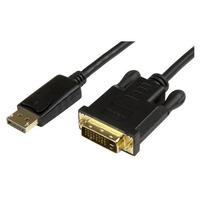 StarTech.com DP2DVI2MM3 DisplayPort To DVI Converter Cable - 3ft -...