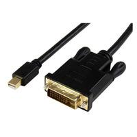 StarTech.com MDP2DVIMM3BS Mini DisplayPort To DVI - 3ft - Active -...