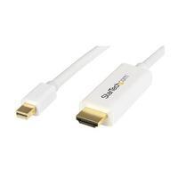 StarTech.com MDP2HDMM1MW Mini DisplayPort To HDMI Cable Converter ...