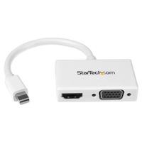 StarTech.com MDP2HDVGAW Mini Displayport To VGA + HDMI (White)