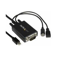 StarTech.com MDP2VGAAMM3M Mini DisplayPort To VGA Adapter Cable Wi...