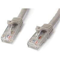 StarTech N6PATC2MGR 2m Grey Snagless Cat6 UTP Patch Cable - ETL Ve...