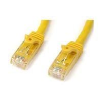 startech n6patc3myl 3m yellow snagless cat6 utp patch cable etl 