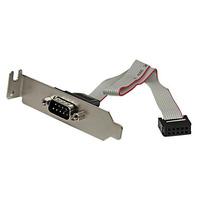 StarTech PLATE9MLP 230mm 10-pin Header to 9-pin Serial Low Profile...