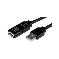 StarTech USB2AAEXT15M 15m USB 2.0 Active Extension Cable - M/F