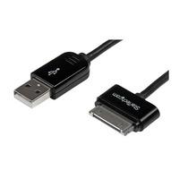 StarTech USB2ADC1MB 1m USB to Apple® 30-pin Dock Connector Cable Black