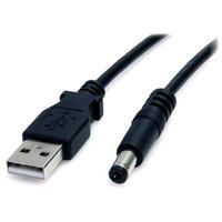 startech usb2typem 1m usb to 55mm power cable type m barrel