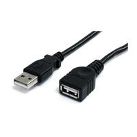 StarTech.com USBEXTAA10BK 10 ft Black USB 2.0 Extension Cable A To...