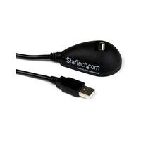 startechcom usbextaa5dsk 5ft desktop usb extension cable a male