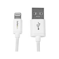 StarTech.com USBLT1MWS 1m White Apple® Slim Lightning Connector - ...