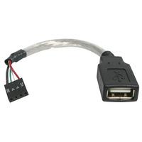 StarTech.com USBMBADAPT 6 inch USB A Female To Motherboard Header ...