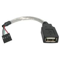 startechcom usbmbadapt 6 inch usb a female to motherboard header 