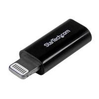 StarTech.com USBUBLTADPB Black Apple Lightning connector To Micro ...