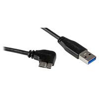 StarTech USB3AU2MRS 2m USB A 3.0 To Micro B Right Angle Slim Cable