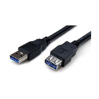 StarTech.com USB3SEXT2MBK SuperSpeed USB 3.0 Extension Cable A To ...