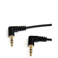 startech mu1mms2ra 300mm slim 35mm right angle stereo audio cable