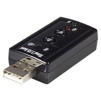 StarTech.com ICUSBAUDIO7 Virtual 7.1 USB Stereo Audio Adapter Ext ...