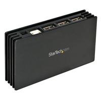 StarTech.com ST7202USBGB 7 Port Black USB 2.0 Hub