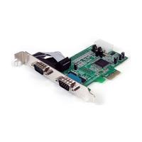 startechcom pex2s553 2 port dual profile pci e rs 232 serial card