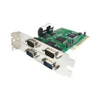 StarTech.com PCI4S550N 4 Port PCI RS232 Serial Adapter Card With 1...
