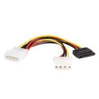StarTech 6 inch LP4 to LP4 SATA Power Y Cable Adapter