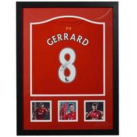 Steven Gerrard Hand Signed Shirt