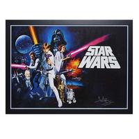 star wars signed poster