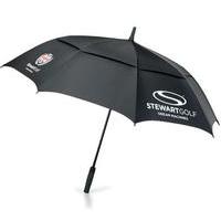 Stewart Golf Umbrella - Black / Silver