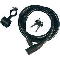 Steel cable lock proFEX 68002 Black Key lock