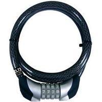 Steel cable lock Security Plus ZL72 Black Combination lock