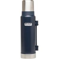 stanley classic vacuum insulated bottle navy 13 litre