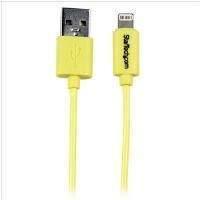 startechcom 1m3 feet yellow apple 8 pin lightning connector to usb cab ...
