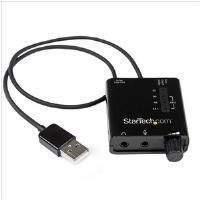 startechcom usb stereo audio adapter external sound card with spdif di ...